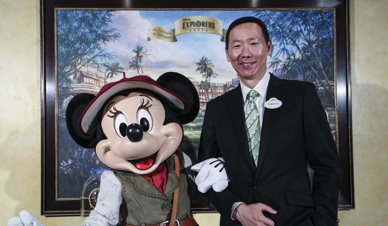 Terruce Wang, vice president, sales and hotel operations at Hong Kong Disneyland says they will invest more resources in Guangdong, with the upcoming completion of the new rail link. Photo: Edmond So