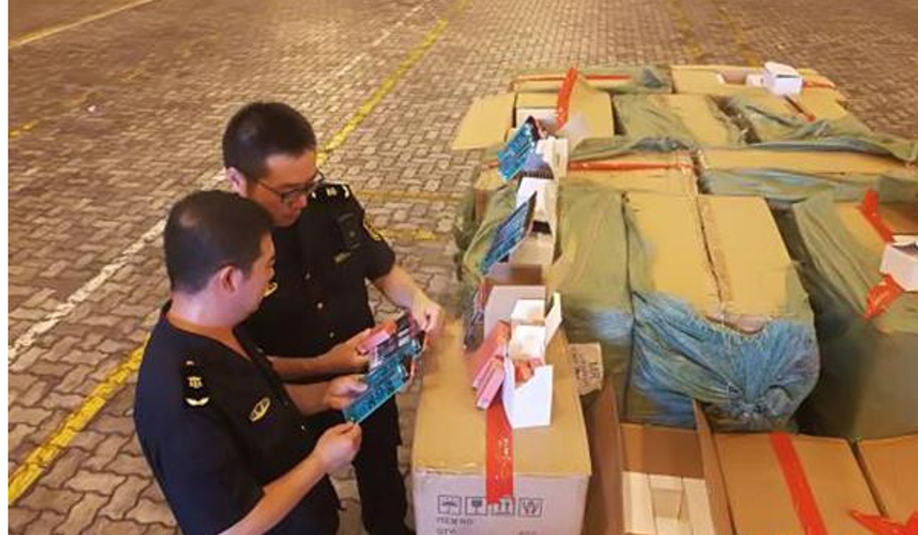 The head of Ningbo Customs, Wang Zhiyang, said the fake cosmetics could contain toxic chemicals. Photo: Handout