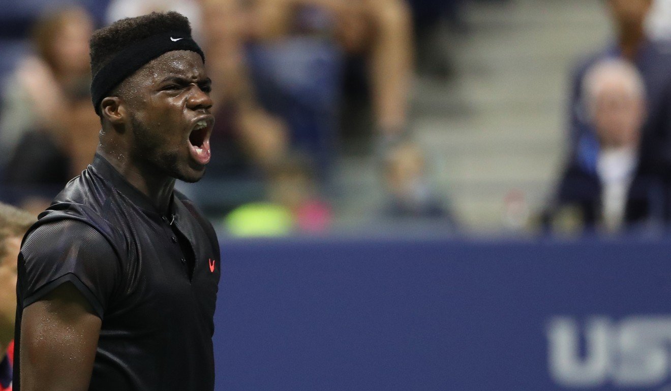 Frances Tiafoe threatened to pull off a major shock against Roger Federer. Photo: USA TODAY Sports