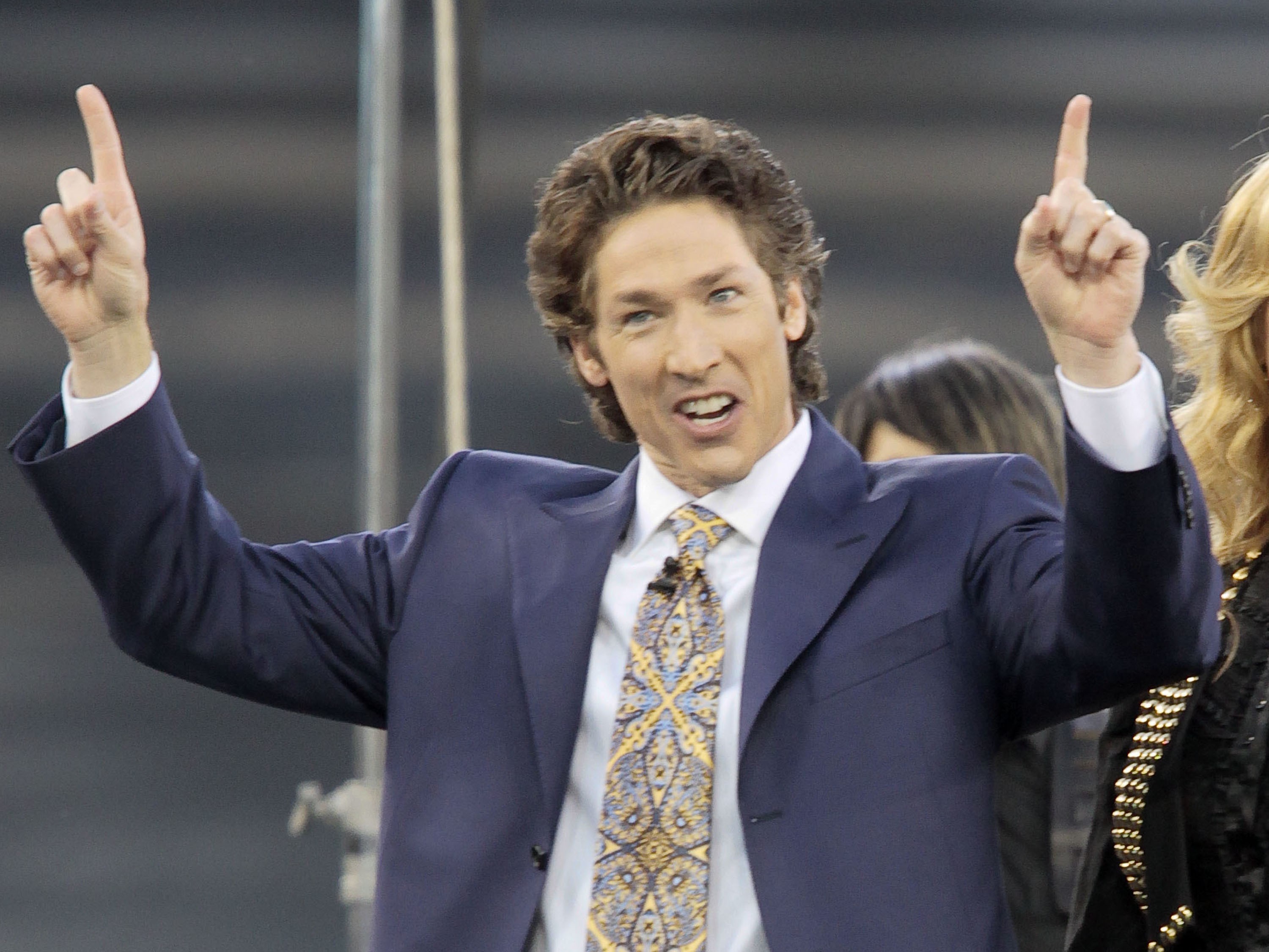 Millionaire ‘prosperity preacher’ Joel Osteen has come under fire for being slow to help flood victims at his Lakewood Church