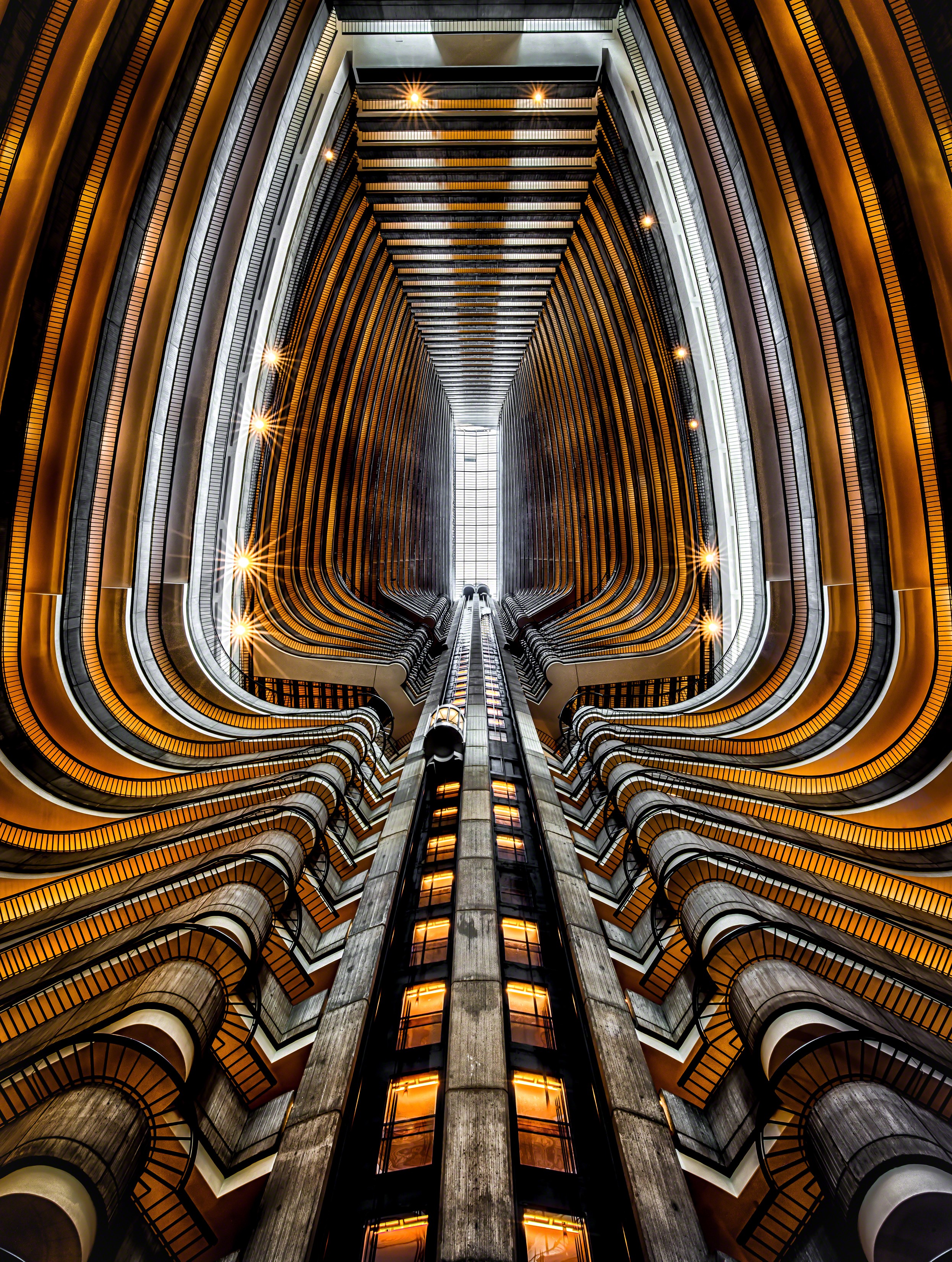 The Atlanta Marriott Marquis, which was designed by the architectural firm, John Portman & Associates.