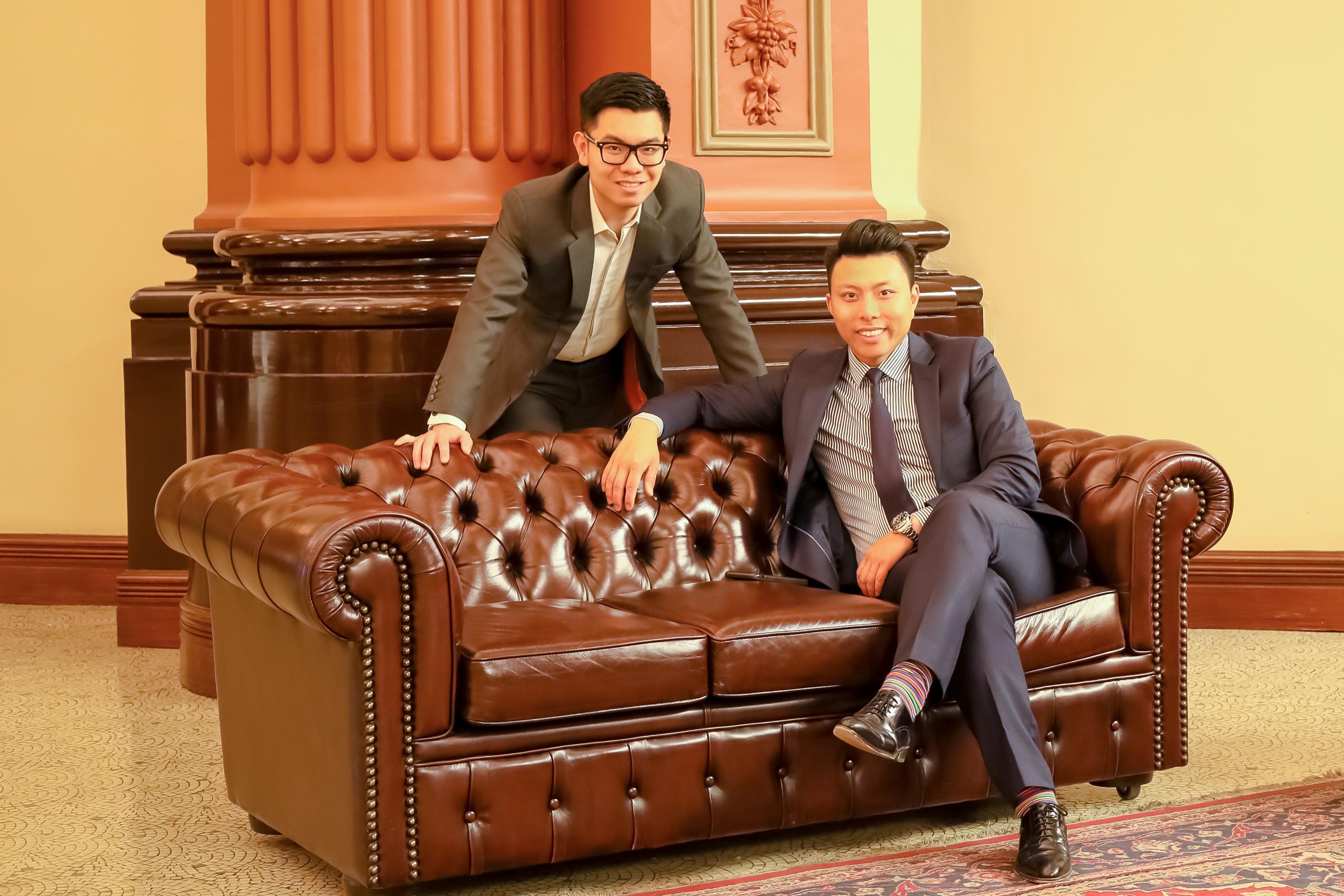 (From left) Directors Alex Liang and Kelvin Ng