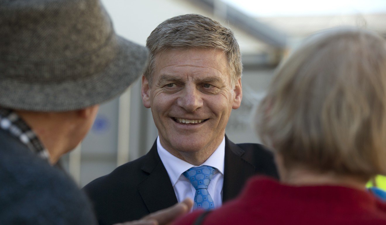 New Zealand Prime Minister Bill English meets with party faithful in Christchurch just weeks ahead of the general election. Photo: AP