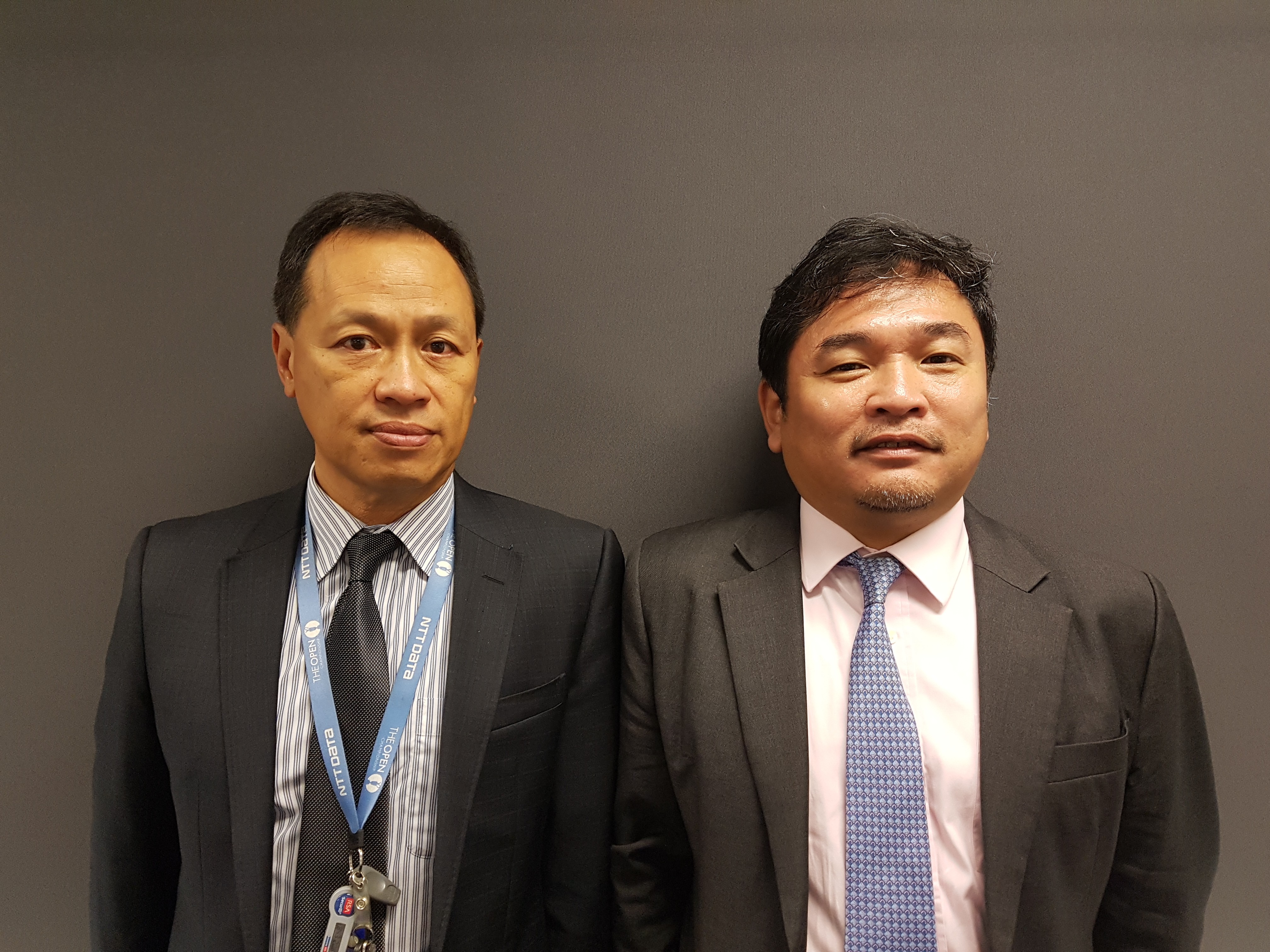 (From left): Ricky Au, CEO, and Luis Ohri, senior vice-president and head of Intramart Figtree Innovation Centre