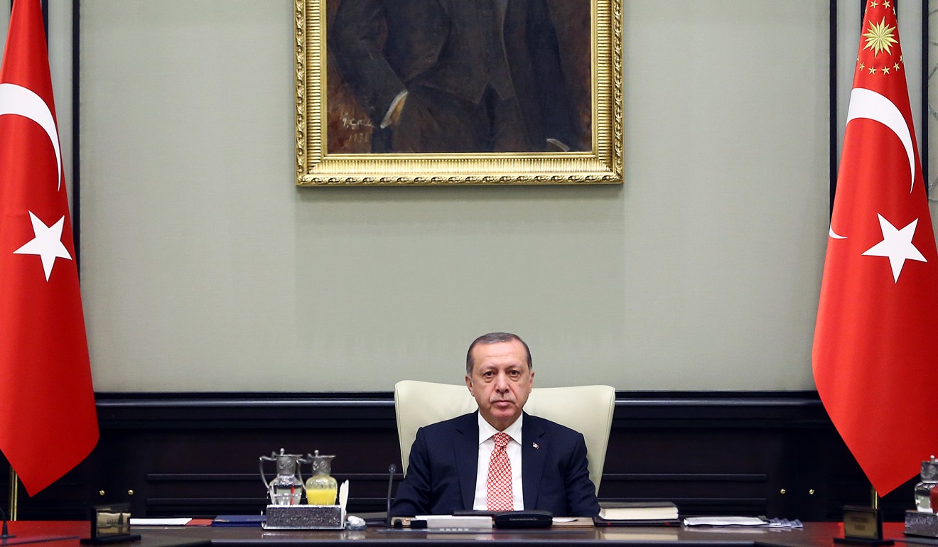 A spokesman from Turkish President Recep Tayyip Erdogan’s office described the scheduled Kurdish independence referendum - expected to take place on Monday - as a ‘terrible mistake’. Photo: Xinhua