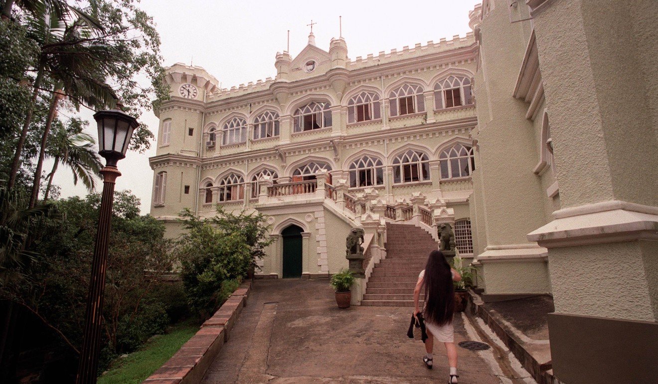 University Hall at HKU, which was built in 1861. Kerr said the university was smaller and more intimate but less professional in days gone by. Photo: Handout