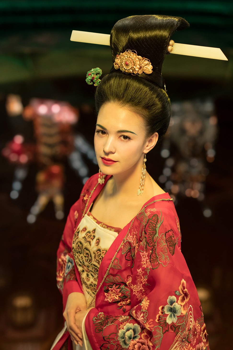 Sandrine Pinna as Yang Guifei in a still from Legend of the Demon Cat.