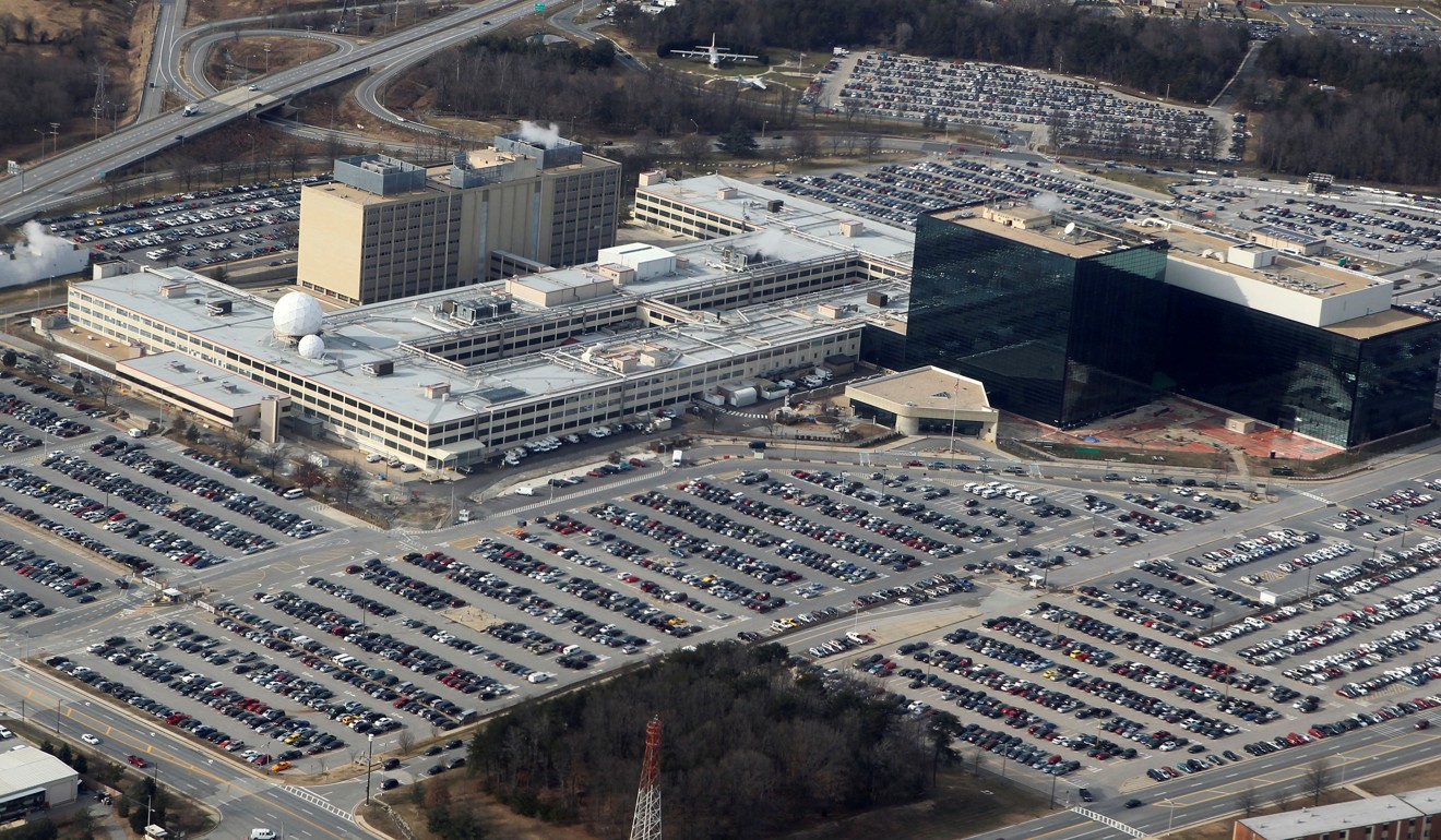 An aerial view shows the National Security Agency (NSA) headquarters in Fort Meade, Maryland. Photo: Reuters
