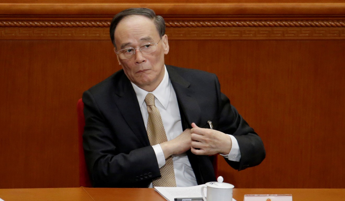Under Wang Qishan, the CCDI has spearheaded an unprecedented anti-graft campaign. Photo: Reuters