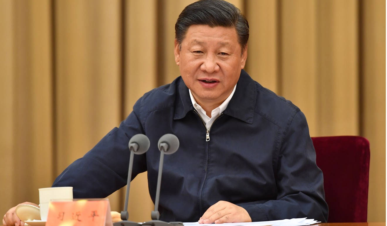 Communist Party general secretary Xi Jinping addresses the National Financial Work Conference in Beijing in July. Photo: Xinhua