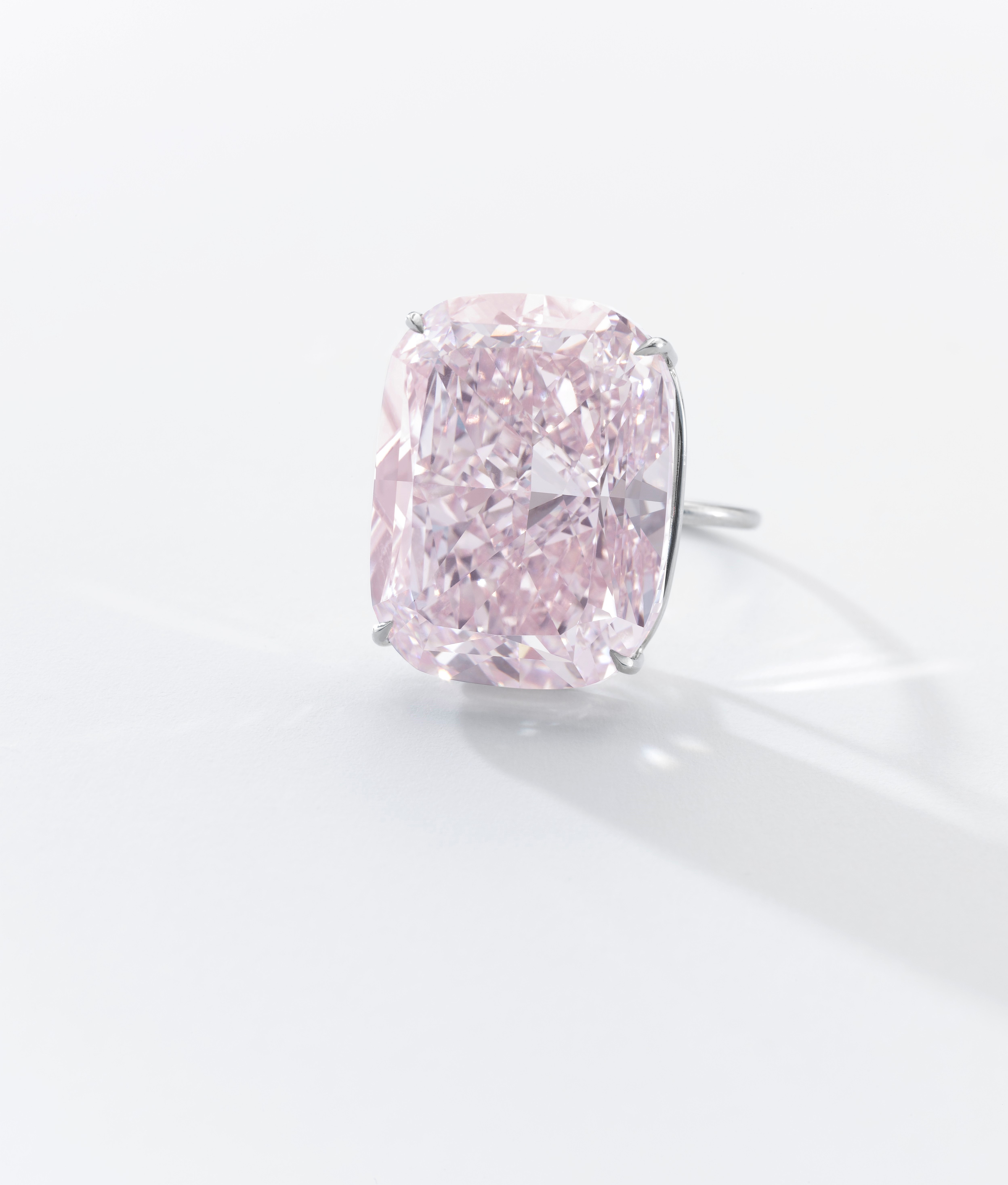 ‘The Raj Pink’ will be auctioned at Sotheby’s sale of Magnificent Jewels and Noble Jewels in Geneva on November 15.