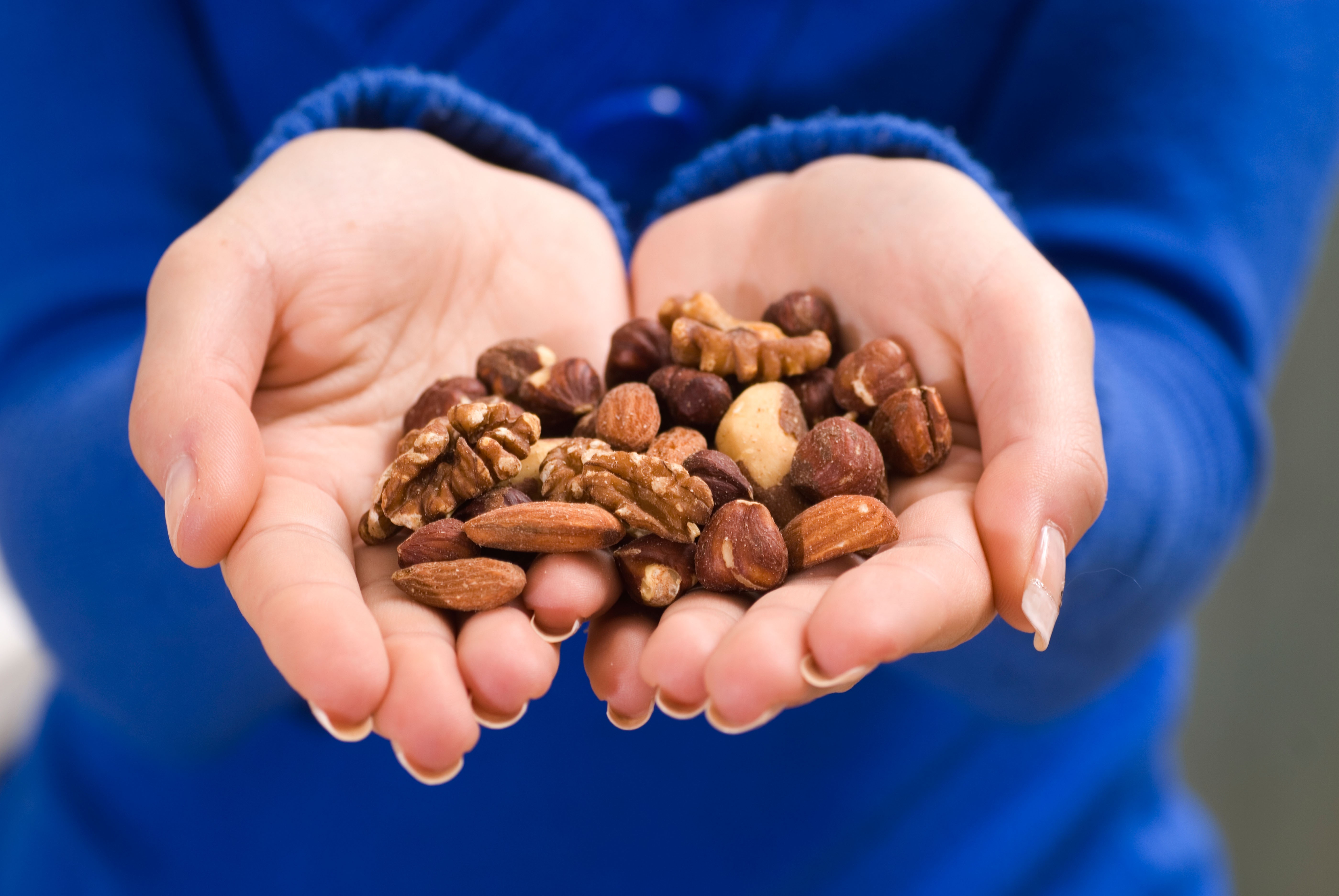 Nuts are a great source of iron, which is the most common nutrient deficiency in the world.