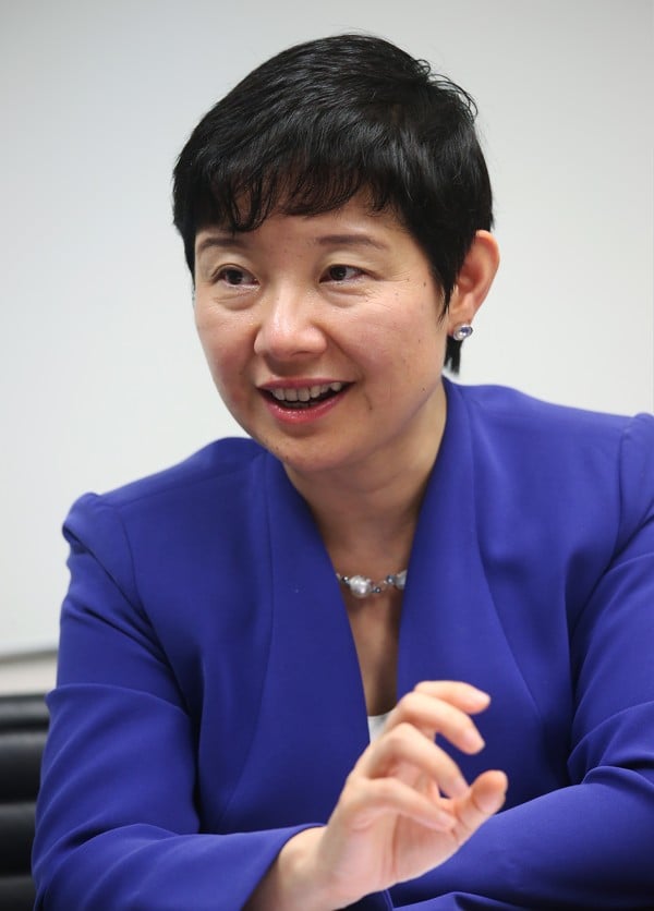 Li Ting says Yunfeng’s mobile app YouYu Robo Advisor, has so far signed partnerships with 15 asset managers such as investment giants including BlackRock, Pimco and AXA, and there are more than 300 mutual funds available on its platform. Photo: David Wong, SCMP