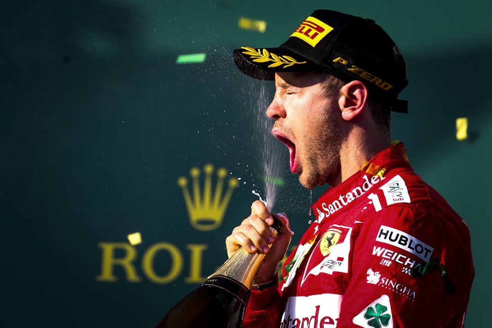 Sebastian Vettel’s Ferrari has been beset by issues in recent races. Photo: EPA