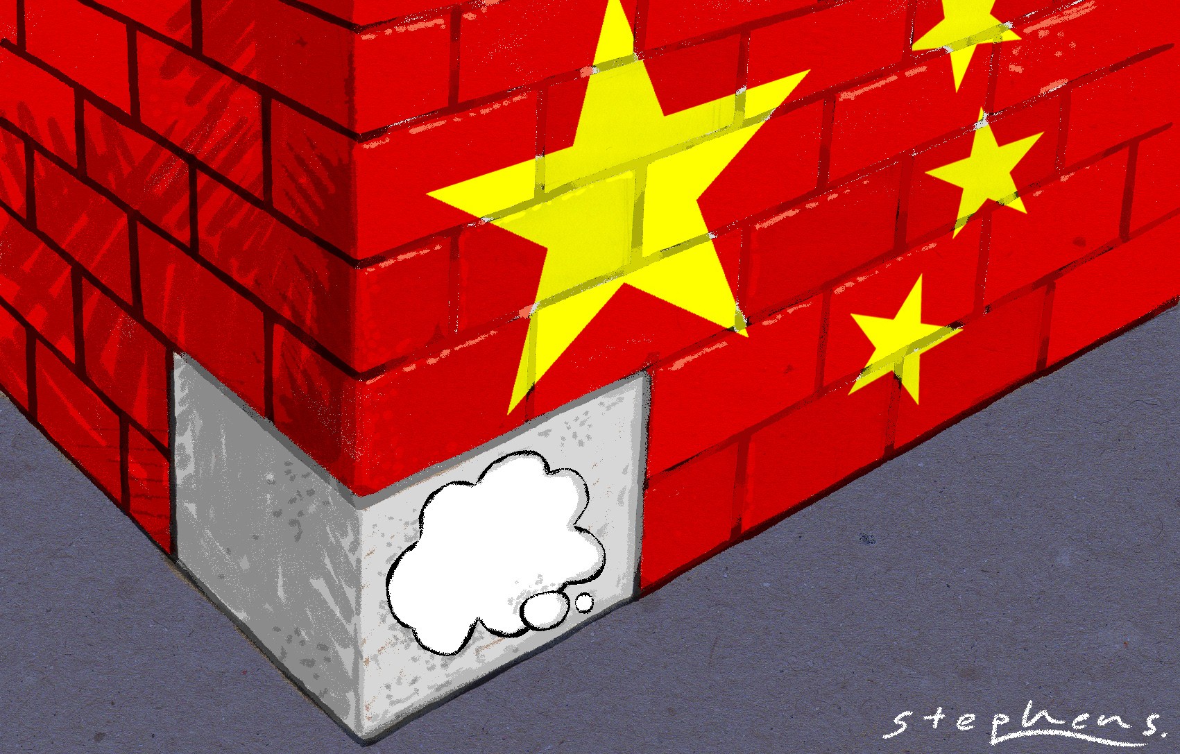 Both the Chinese and the American dreams inspire their people and give them the spiritual strength to build a strong nation. Illustration: Craig Stephens