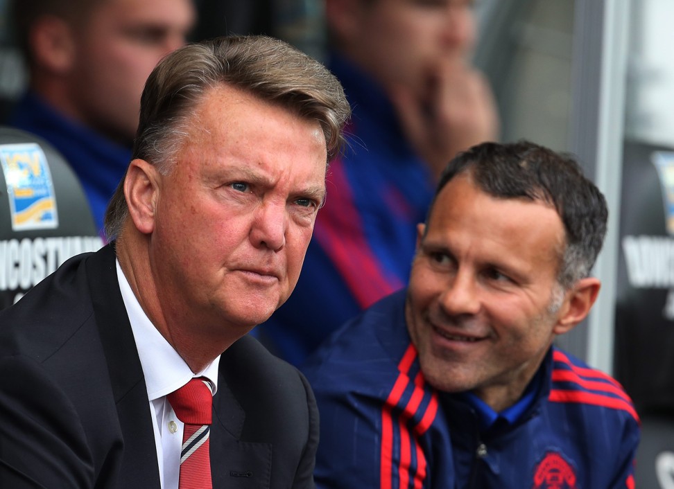 Giggs was an important part of Dutch manager Louis van Gaal’s back room staff at Manchester United. Photo: EPA