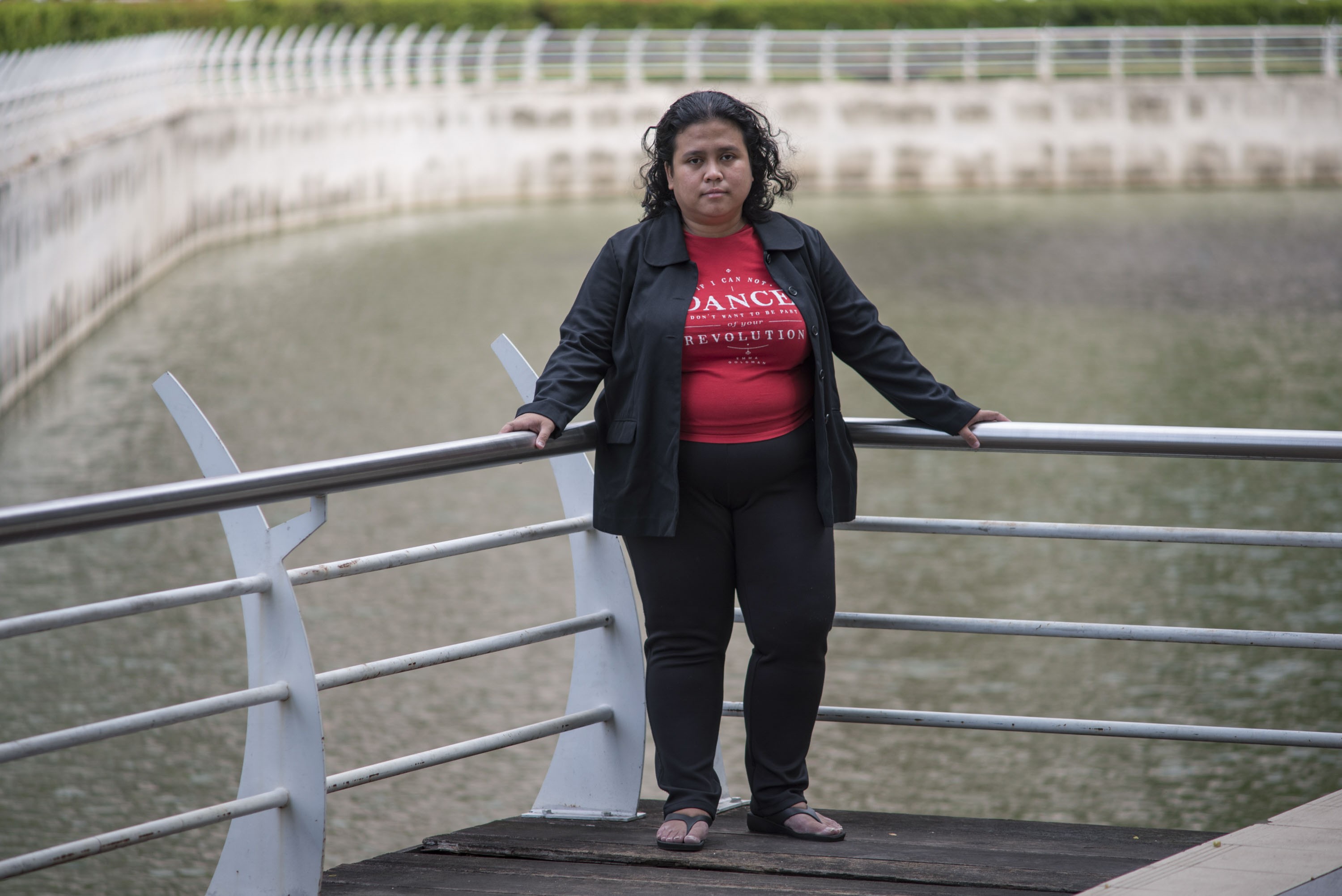 Ruby Astari was bullied as a child and adolescent, and has experienced severe depression and suicidal thoughts. Photo: Antony Dickson