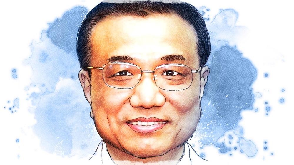 Premier Li Keqiang is one of the few Chinese leaders who can deliver speeches in fluent English. Illustration: Henry Wong