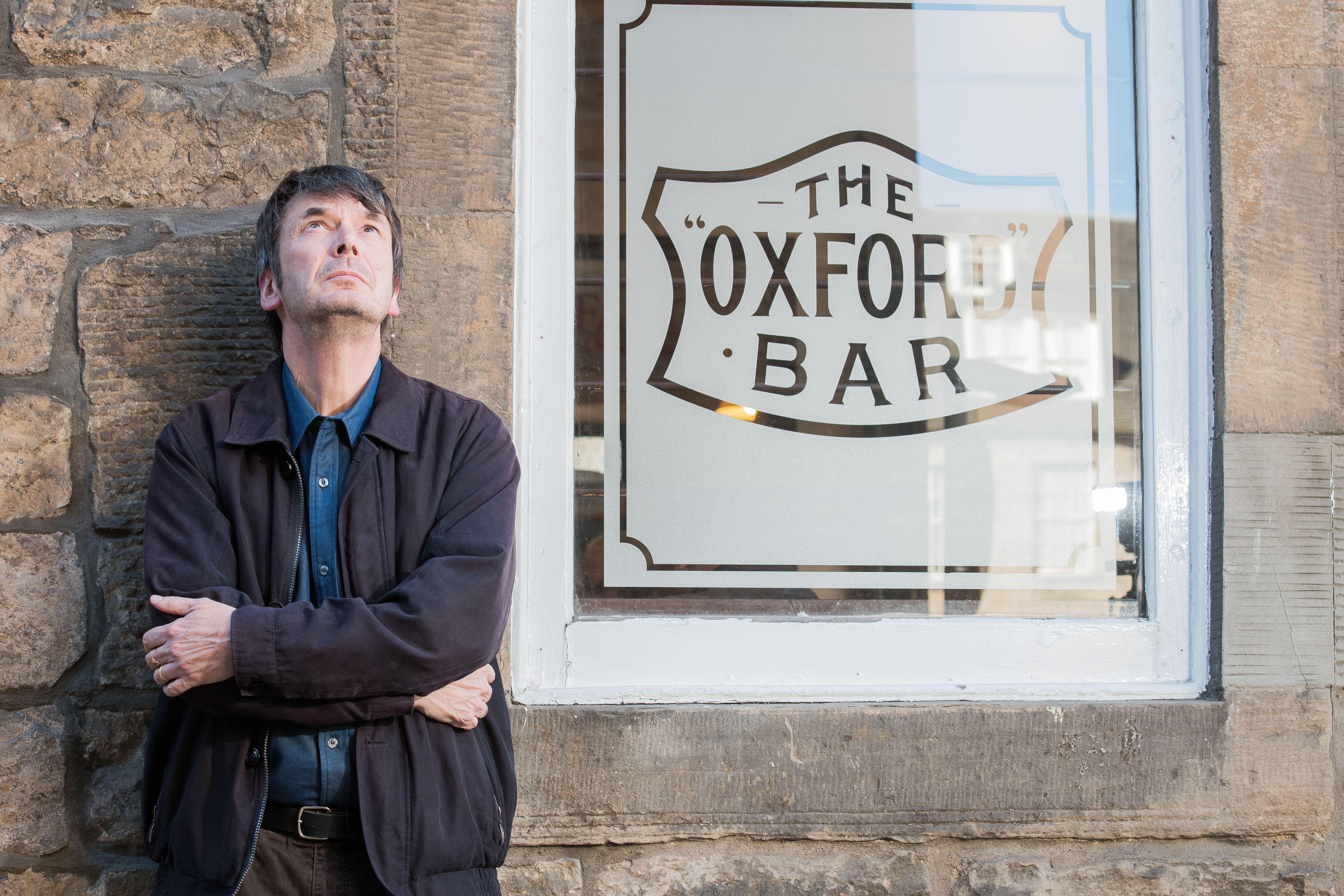 Scottish author Ian Rankin, at The Oxford Bar, Edinburgh, favoured by his fictional character Detective Inspector John Rebus. Photo: Alamy