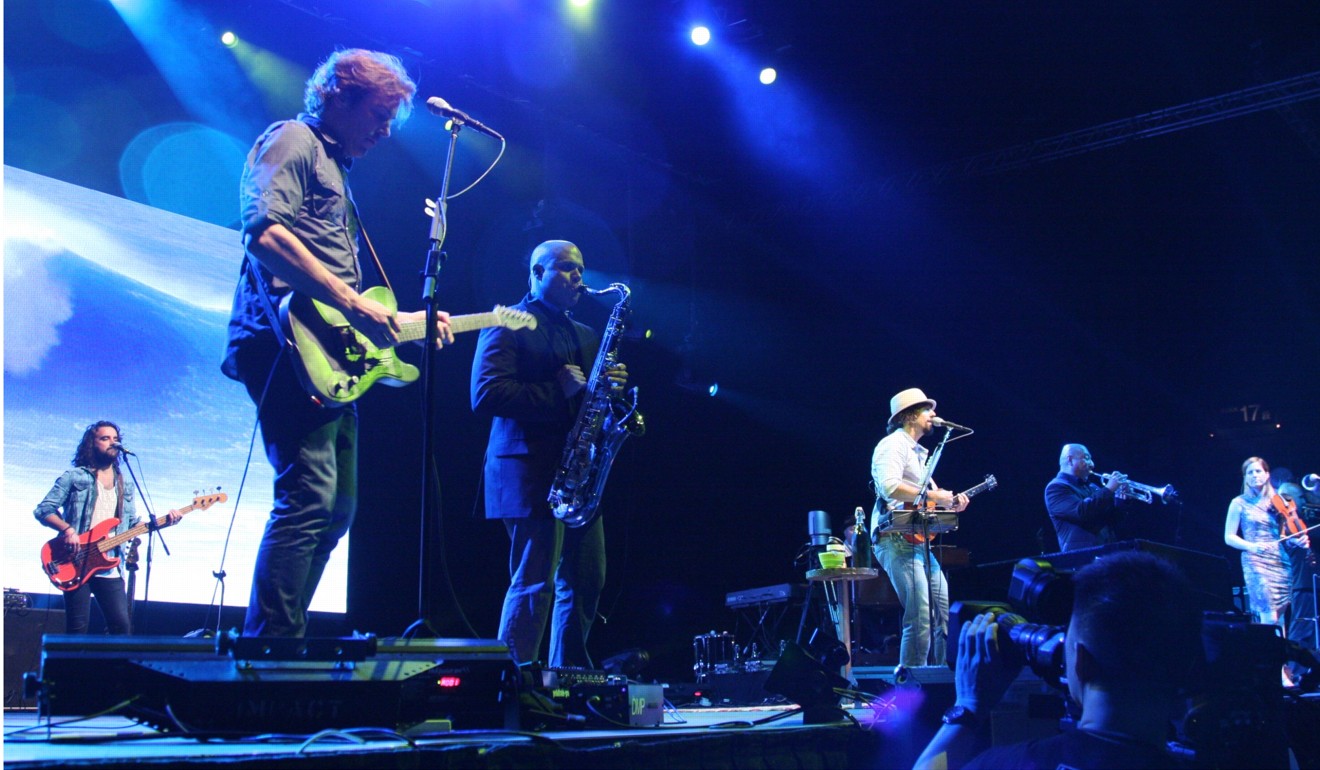 Jason Mraz performing at AsiaWorld-Arena in Hong Kong in 2012. Photo: Live Nation