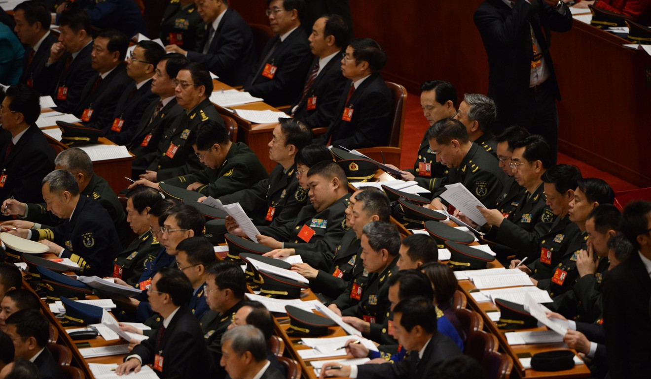 Delegates listen to former president Hu Jintao's address at the opening of the 18th party congress in November 2012. In addition to seeing Xi Jinping rise to the role of party general secretary, the 2012 congress was notable for adding a stated goal of environmental progress to the constitution. Photo: AFP