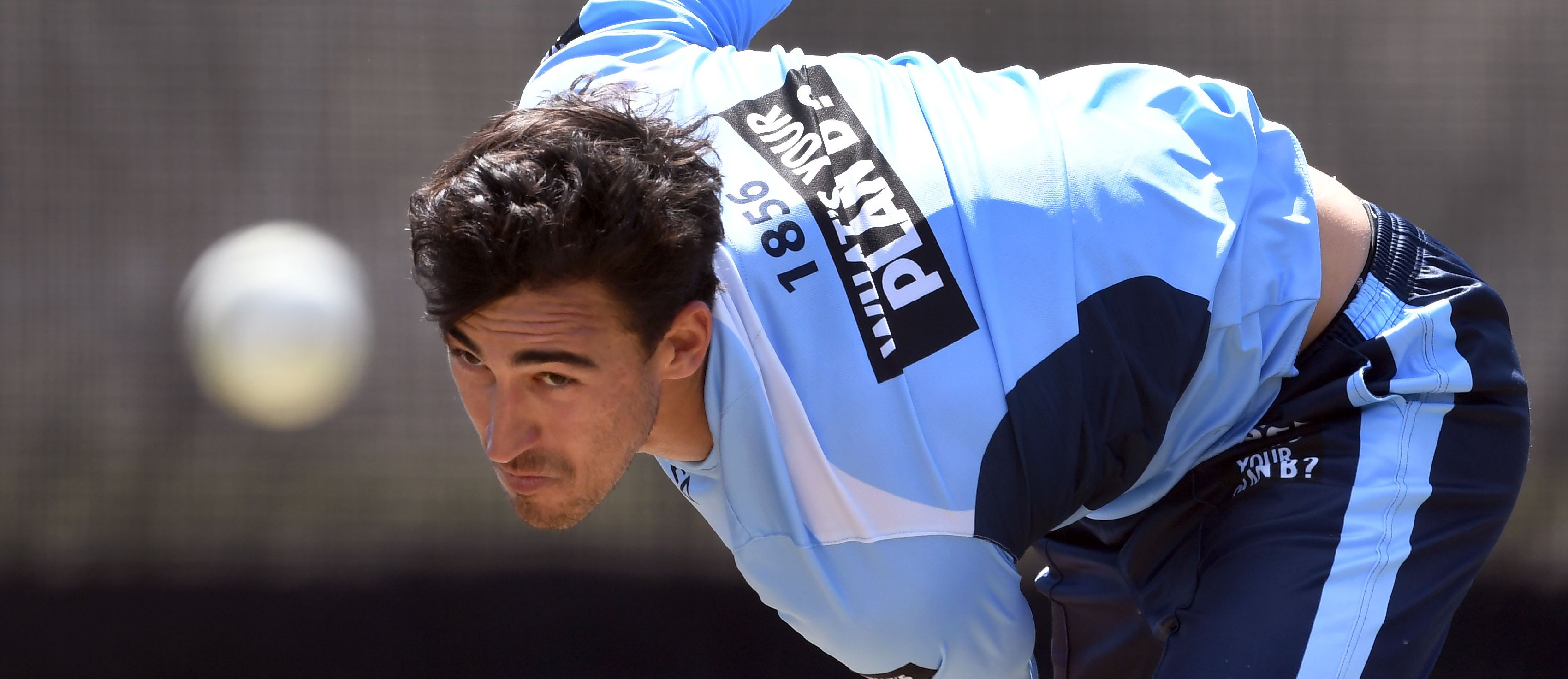 Australian fast bowler Mitchell Starc took a hat-trick in a Sheffield Shield match. Photo: AFP