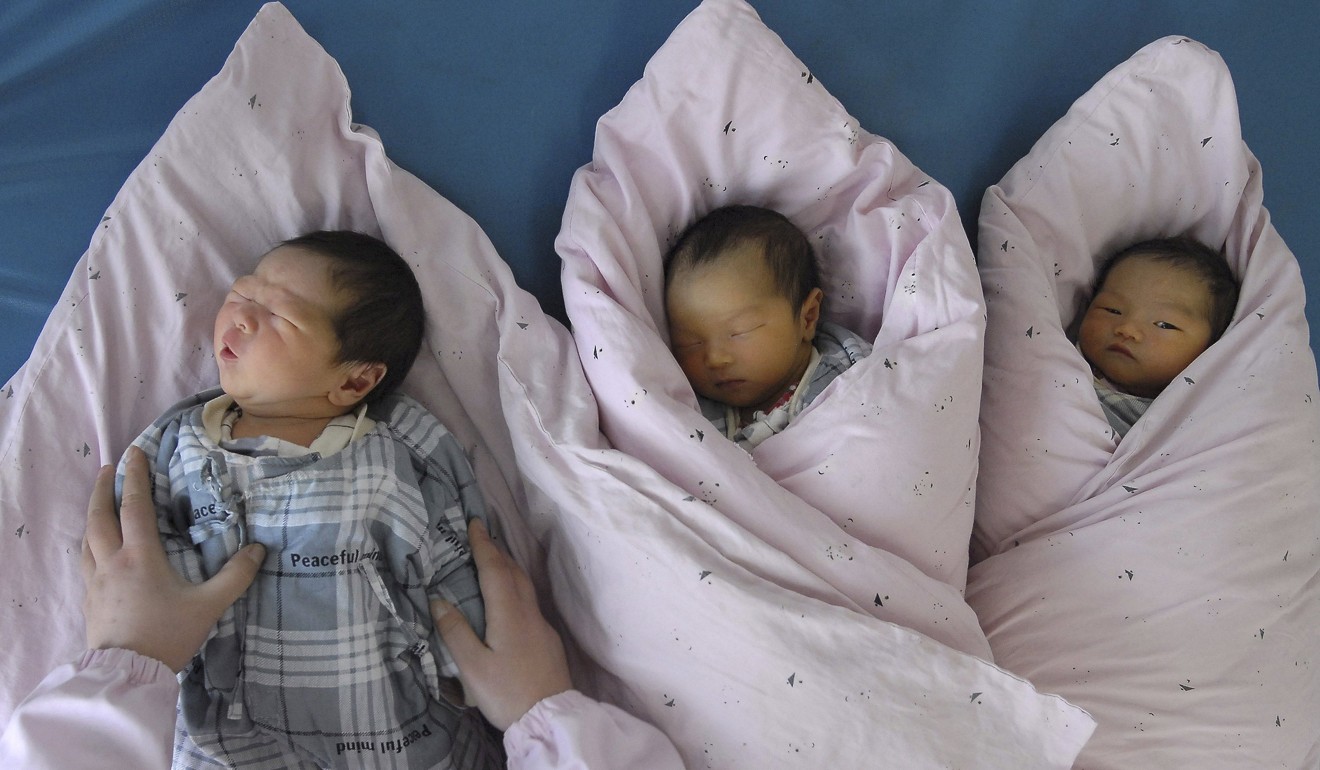 China’s fertility rate is one of the lowest in the world. Photo: Reuters