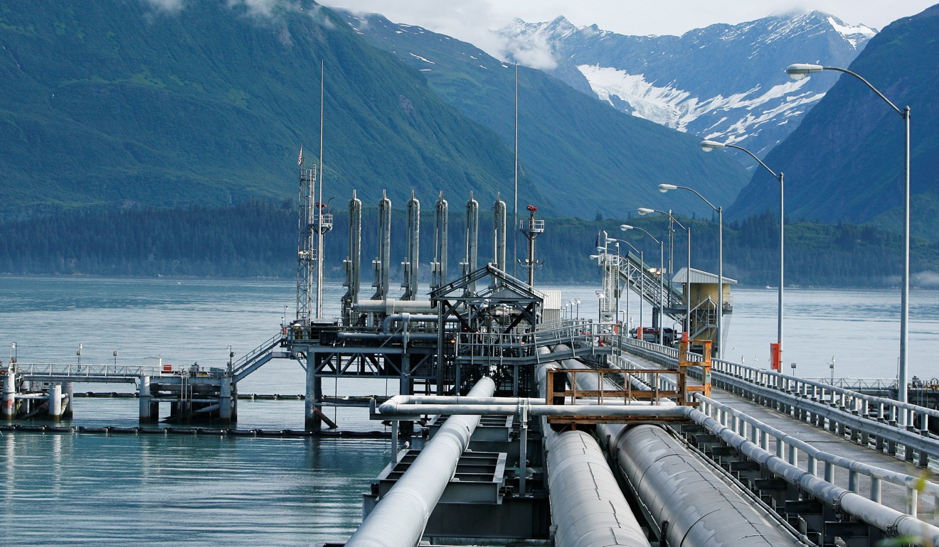 A mooring station for oil tankers in Alaska. Photo: Reuters
