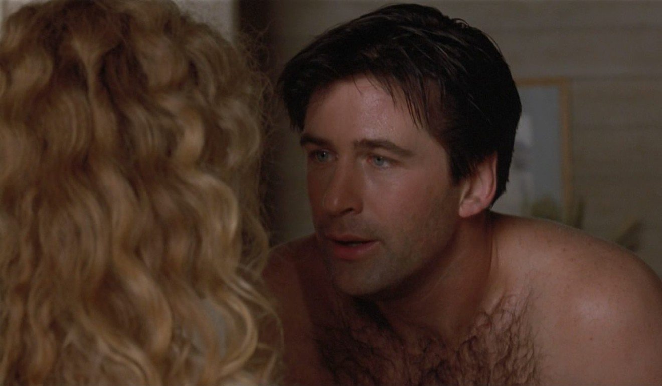 Alec Baldwin and Kidman in a still from Malice.