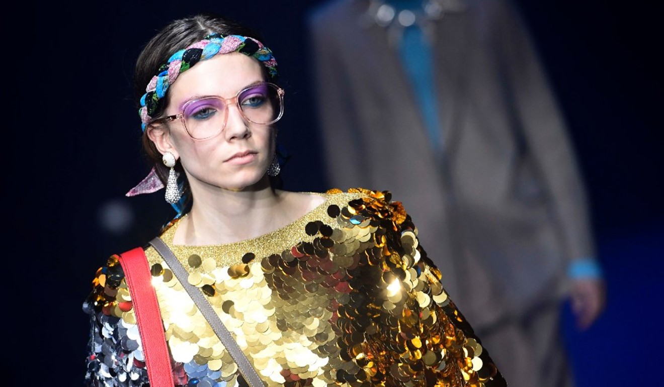 Gucci, which has transformed itself with a shift to a new rococo colourful aesthetic, has outperformed its peers. Photo: AFP