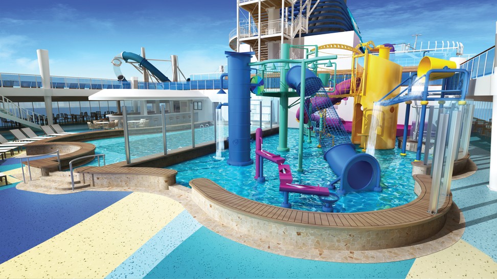 Norwegian Bliss’ Kids’ Pool rendering.