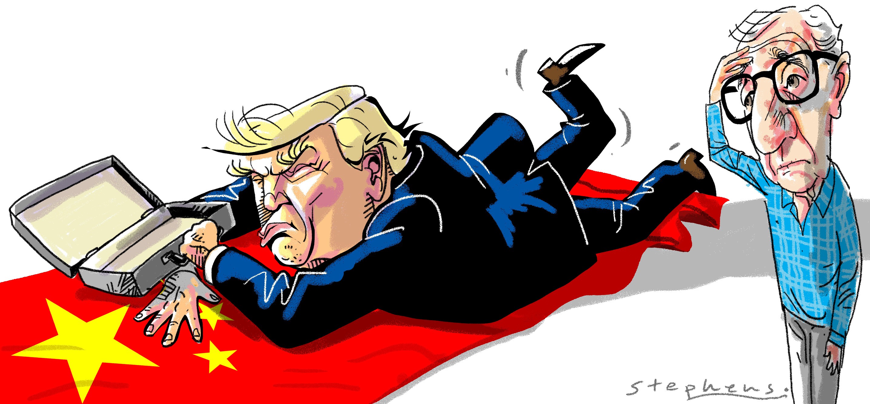 The problems with America’s position in Asia go much deeper than Donald Trump, and are ­exemplified by the “Woody Allen Doctrine”, that is, the belief that “Eighty per cent of success in life is just showing up”. Illustration: Craig Stephens
