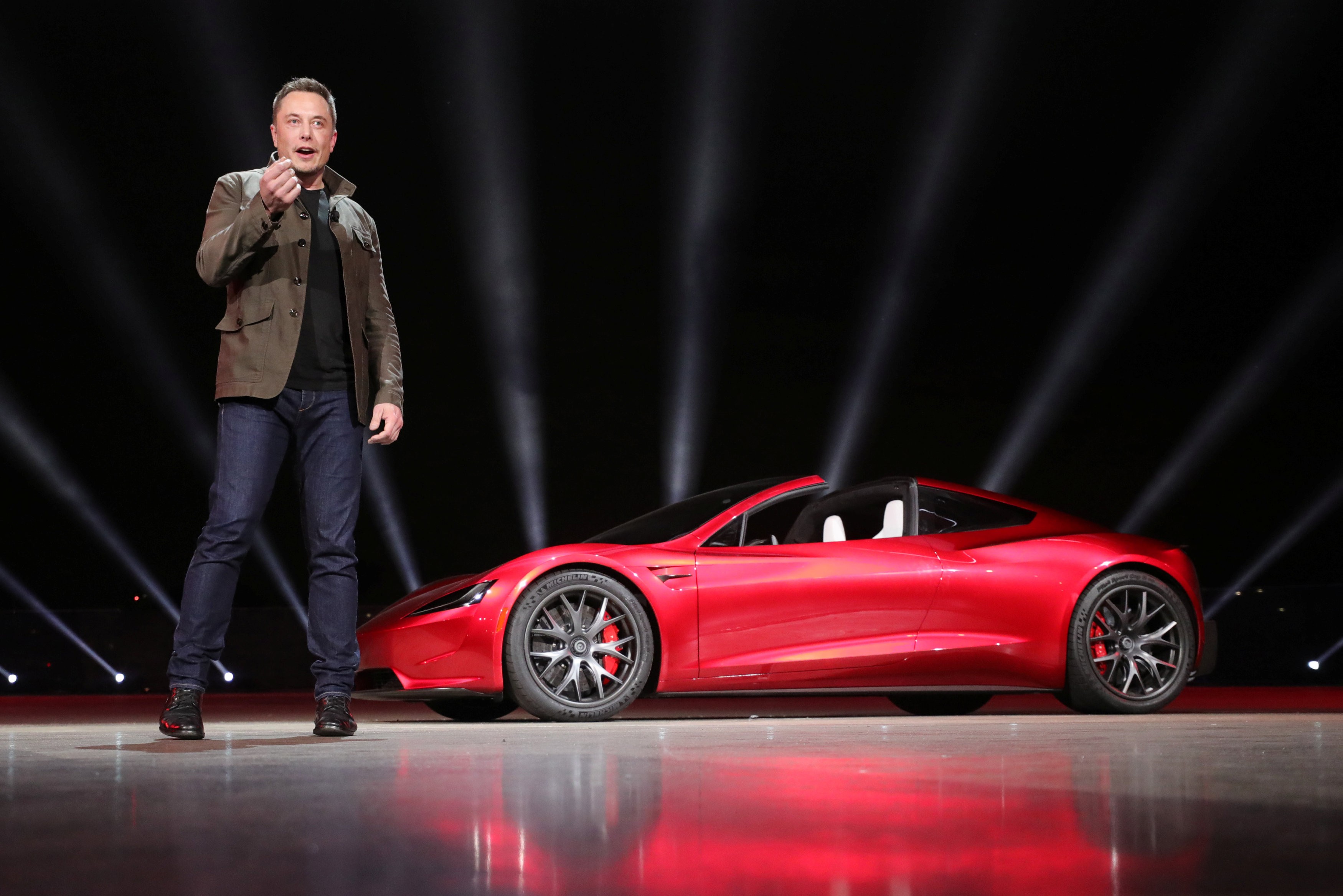 Tesla Roadster Elon Musk Boasts New Us250000 Sports Car