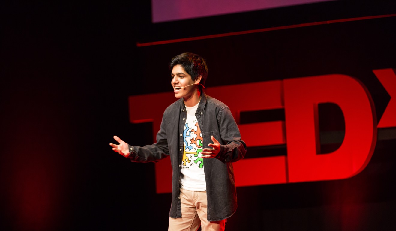 Ziad Ahmed, 18, has already given four TED Talks and is the co-founder of a youth consultancy firm.