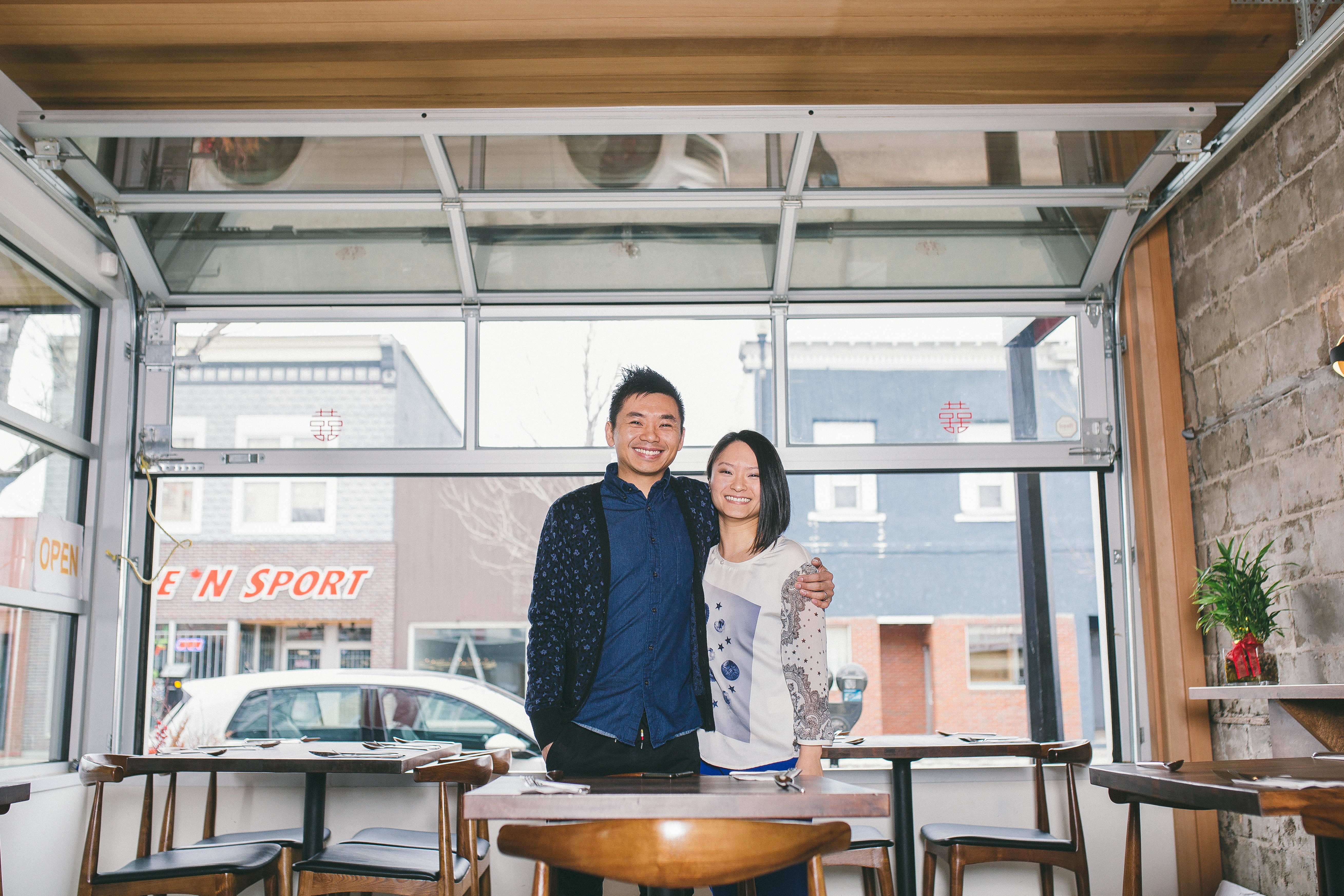 The Odd Couple's Andy Yuen and wife Rachel. They opened the restaurant two decades after Andy arrived in Saskatchewan, Canada, from Hong Kong.