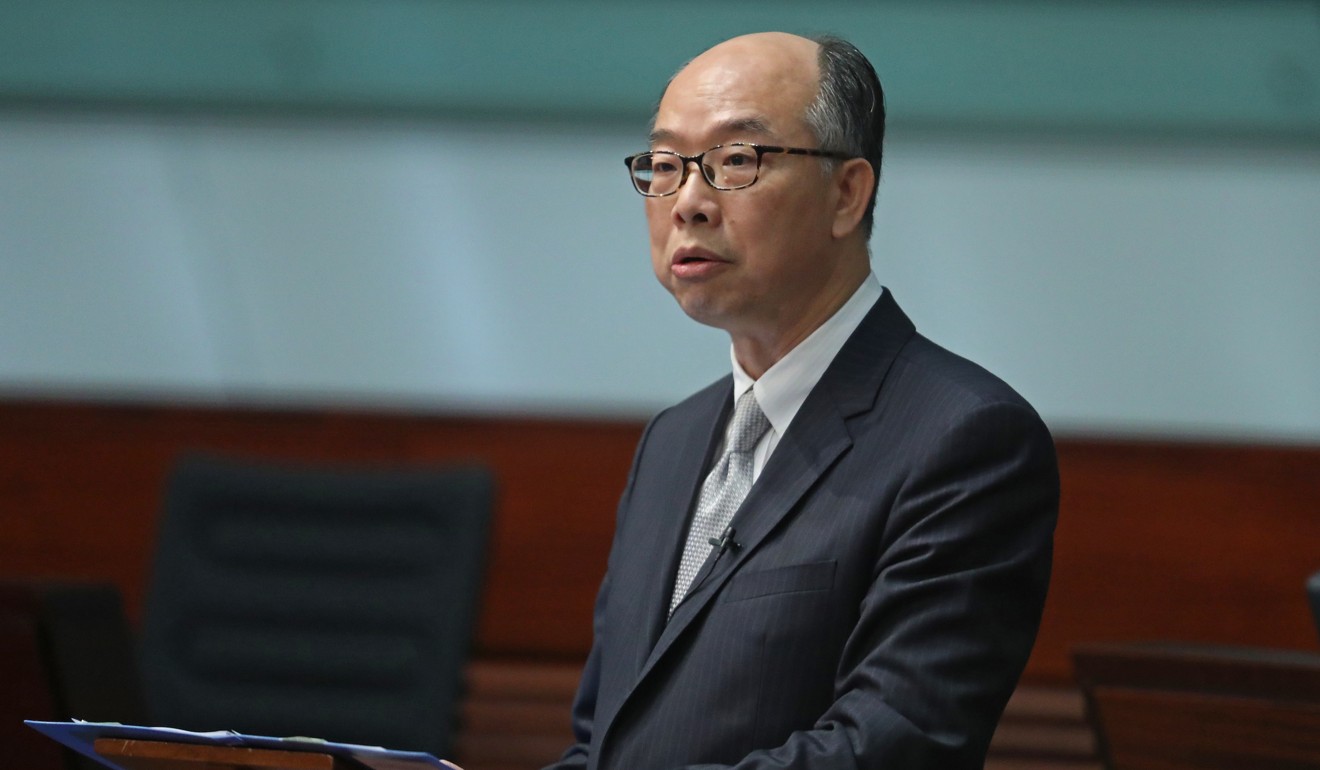 Secretary for Transport and Housing Frank Chan Fan told lawmakers that there risks involved in purchasing foreign properties abroad. Photo: Sam Tsang