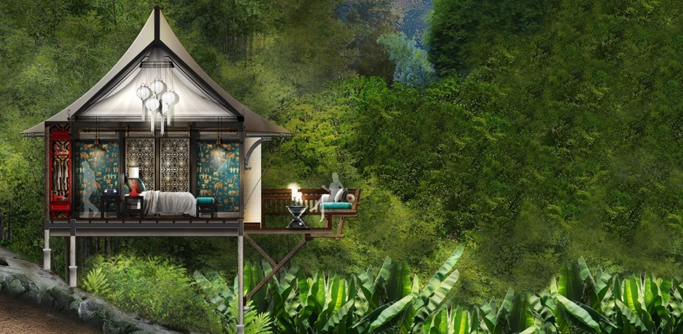 The luxury Rosewood Luang Prabang tent-and-villa encampment in Laos.