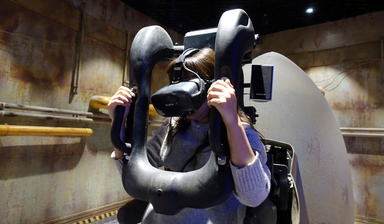 Explore the Stars is another VR attraction at the theme park. Photo: Reuters/Joseph Campbell