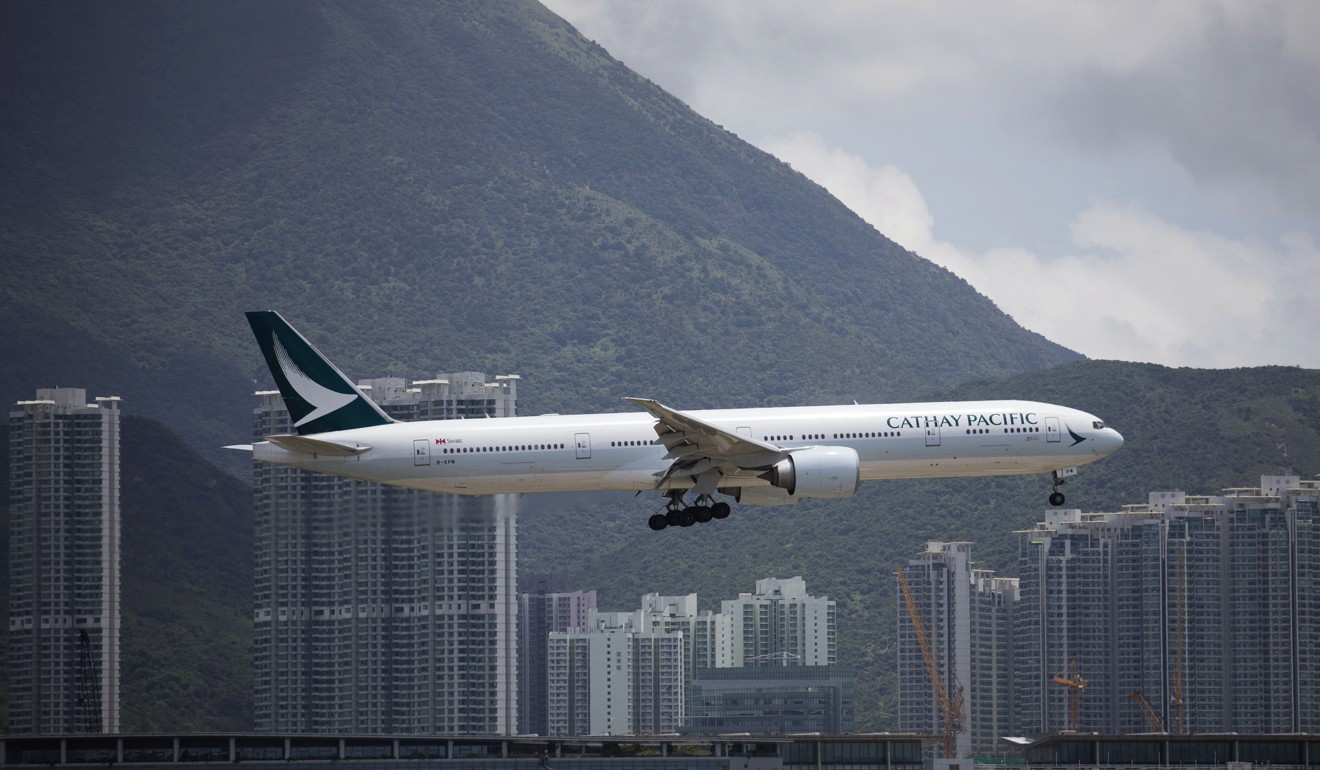 Cathay Pacific, Hong Kong’s de facto flagship airline, recorded a HK$2.05 billion loss for the first half of this year. Photo: Bloomberg