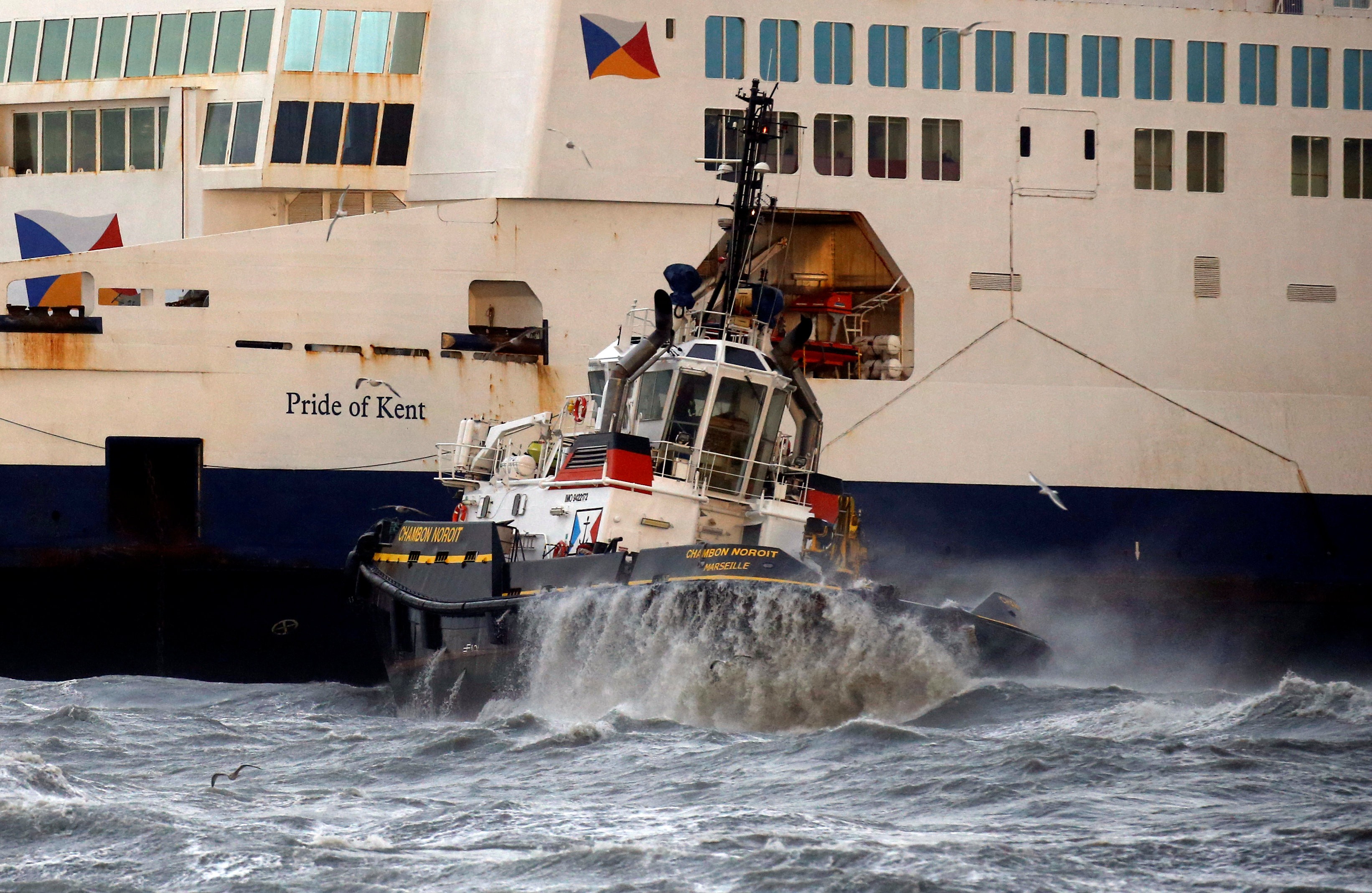Ferry Runs Aground In French Port Of Calais South China Morning Post
