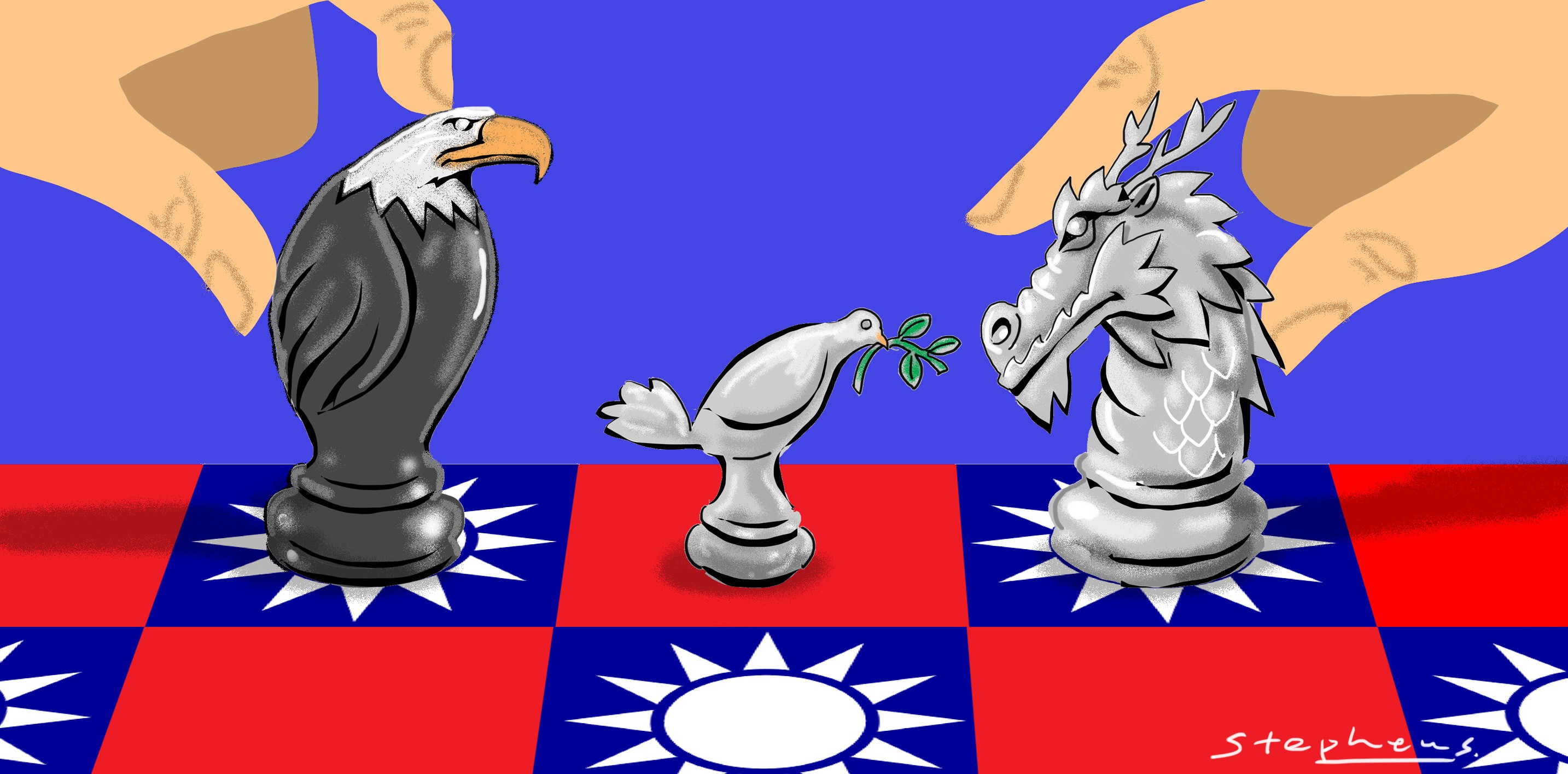 The unambiguous wording in the US security strategy about Taiwan is a clear message that there have been no changes in US policy, except that China can expect Washington’s more active engagement with Taipei. Illustration: Craig Stephens
