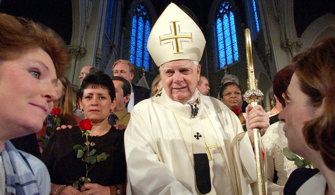Cardinal Bernard Law after Mass at the Cathedral of the Holy Cross in Boston. Photo: Reuters