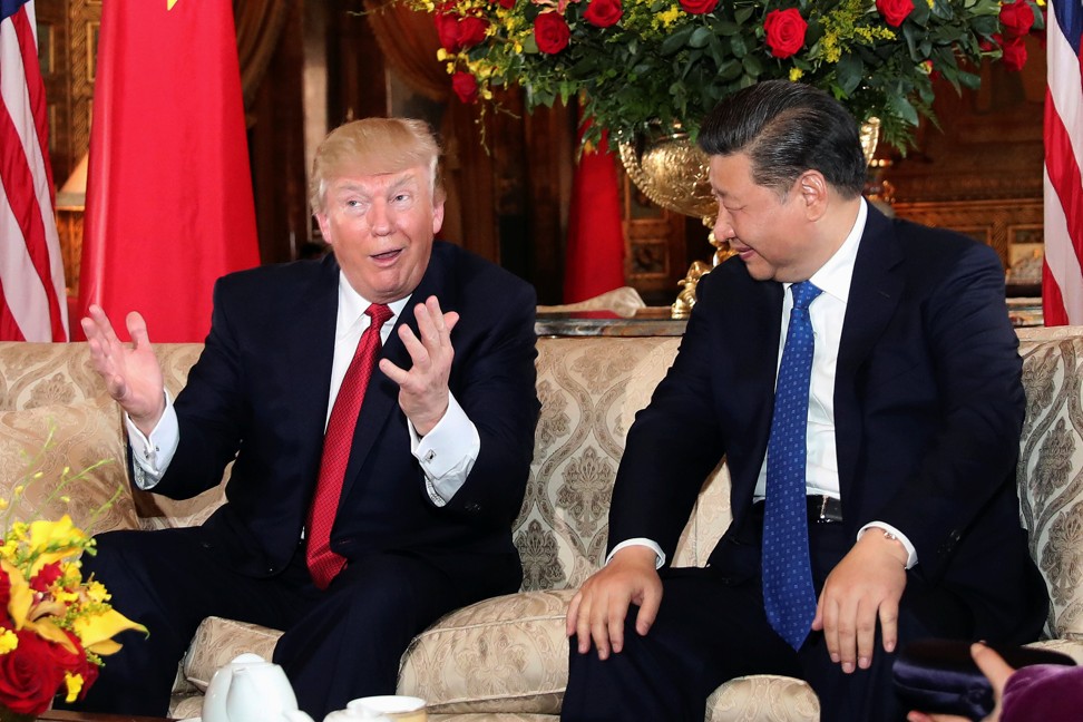 When US President Donald Trump (left) visited Beijing in November, Chinese President Xi Jinping said that relations between the two countries had reached a “new historic starting point”. Photo: Reuters