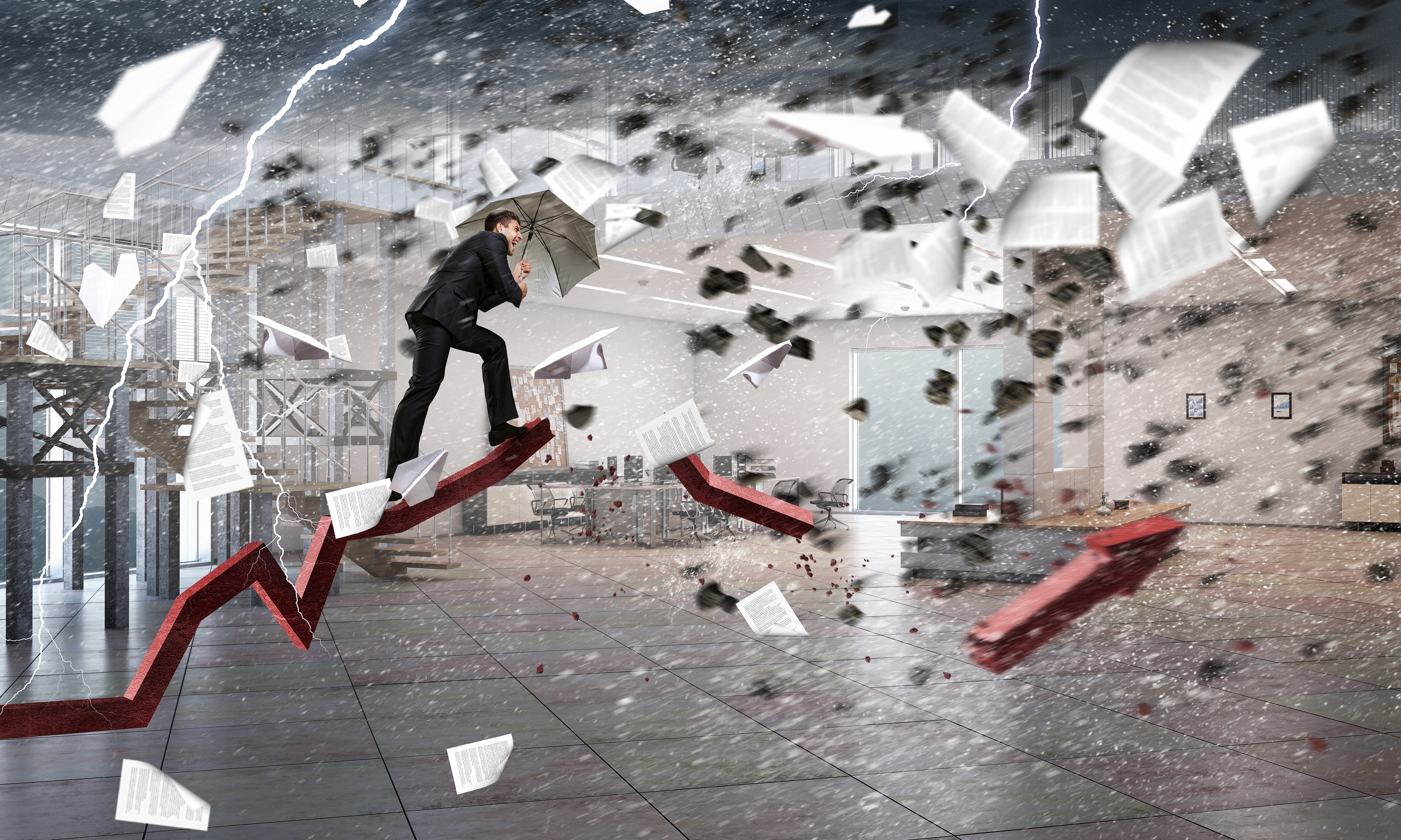 Many Hong Kong enterprises perceive risk as mainly or solely negative. Photo: Shutterstock