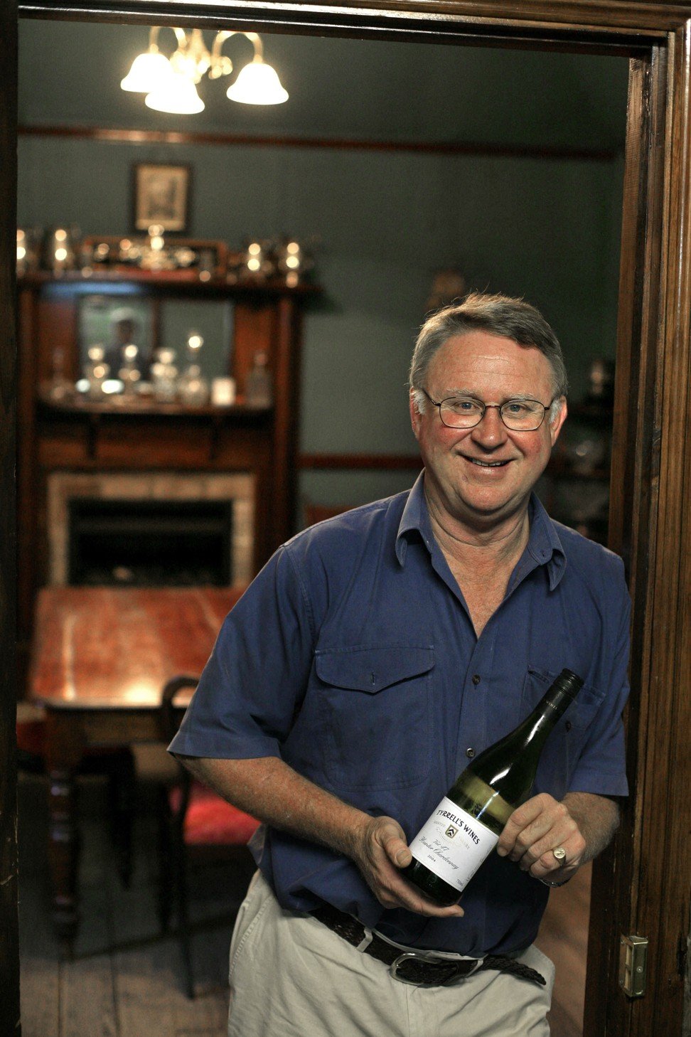 Bruce Tyrrell of Tyrrell’s Wines. Picture: AFP