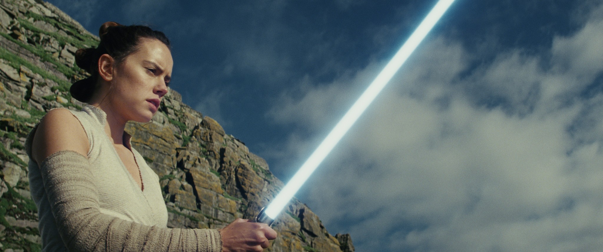 Daisy Ridley as Rey in ‘Star Wars: The Last Jedi’. Photo: Lucasfilm via AP