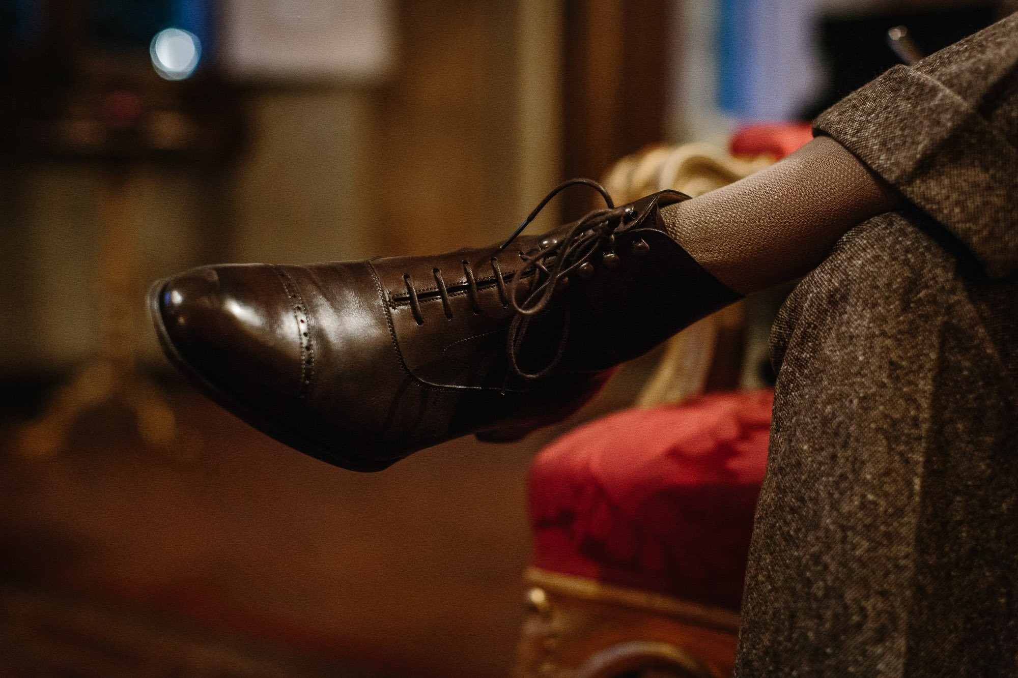 Boots are a winter essential for men.