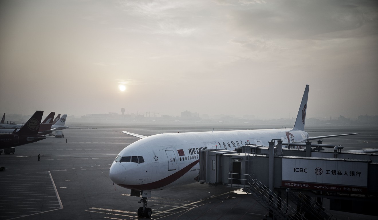 Air China’s H shares jumped by as much as 10 per cent to their best level in seven years during morning trade. Photo: Bloomberg