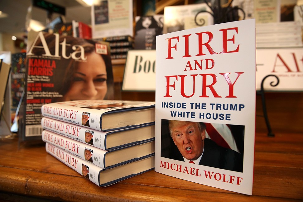 The publication date of Fire and Fury was brought forwards after its publisher, Henry Holt, was thrown a legal brushback pitch by Trump’s lawyers. Photo: Washington Post