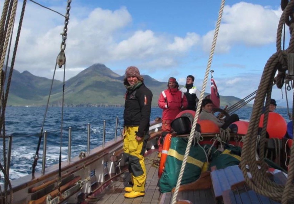 Explore the coast of Scotland by yacht.